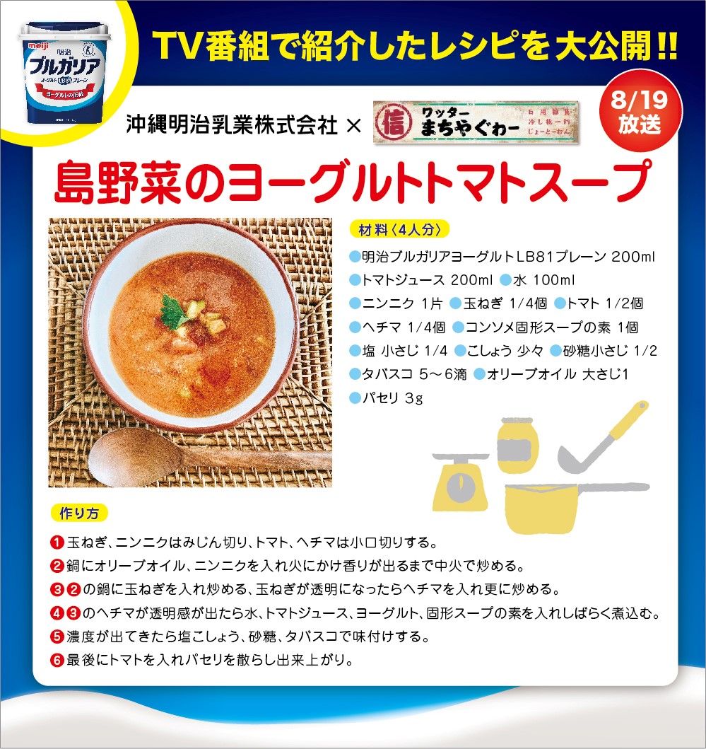 ヨーグルトトマトスープ